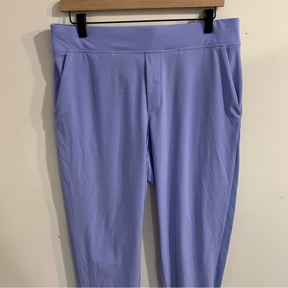 Athleta Pants - Athleta Blue Brooklyn Ankle Pants Size 10 Lavender Purple Active Sporty